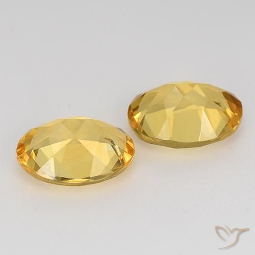 Gemme di Citrino Oro medio naturale da 3.07 ct, Ovale, VVS-VS
