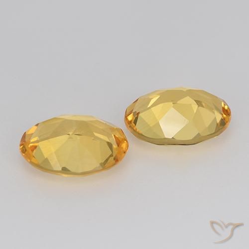Gemme di Citrino Dorato medio naturale da 2.81 ct, Ovale, VVS-VS