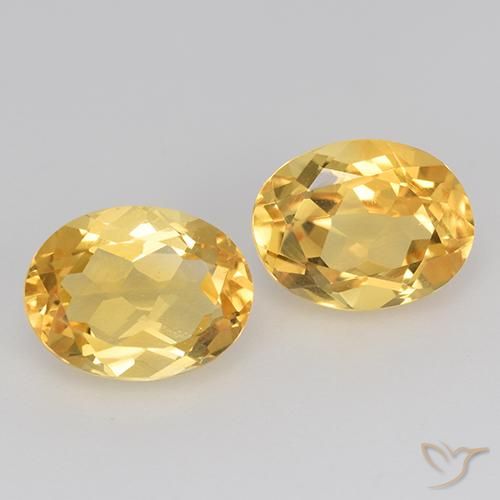 Gemme di Citrino Oro medio naturale da 3.87 ct, Ovale, VS