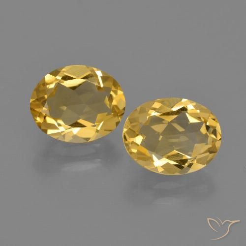 2.80ctw Naturale Dorato Citrino, Ovale, VVS-VS