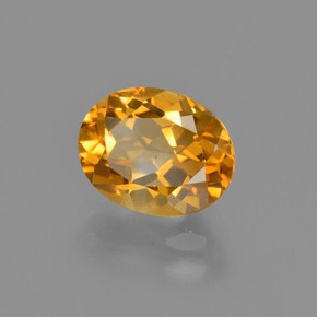 Citrino Giallo oro naturale da 1.83 ct, Taglio ovale, VS