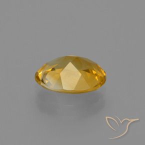 Citrino naturale dorato da 1,40 ct, taglio ovale, VVS-VS