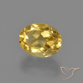 Citrino Dorato naturale da 2.03 ct, Ovale, VS