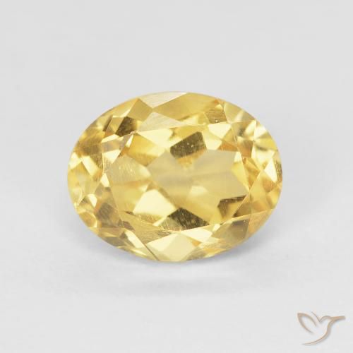 2.12ct Naturale Oro Citrino, Ovale, VVS-VS