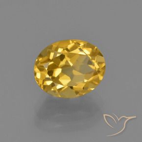 Citrino Arancio Dorato Profondo naturale da 2.09 ct, Ovale, VVS-VS