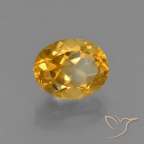 Citrino Dorato scuro naturale da 2.08 ct, Ovale, VVS-VS