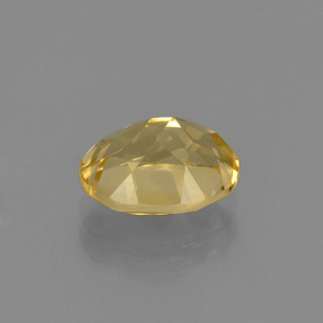 Citrino naturale dorato da 1,72 ct, taglio ovale, VS