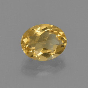 Citrino Giallo oro naturale da 1.91 ct, Taglio ovale, VS