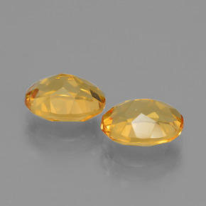 Citrino naturale dorato da 3,36 ct, taglio ovale, VVS-VS