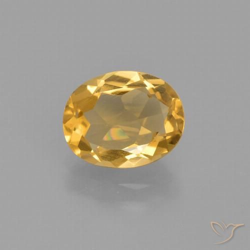 1.45ct Naturale Dorato Citrino, Ovale, VS