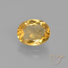 Citrino Dorato naturale da 1.45 ct, Ovale, VS