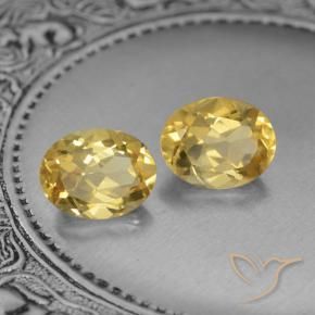 Gemme di Citrino Arancio dorato naturale da 3.84 ct, Ovale, VVS-VS