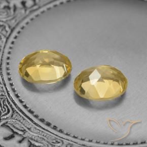 Gemme di Citrino Arancio dorato naturale da 3.84 ct, Ovale, VVS-VS