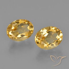 Citrino naturale dorato da 4,04 ct, taglio ovale, VVS-VS