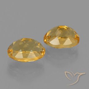 Citrino naturale dorato da 4,04 ct, taglio ovale, VVS-VS