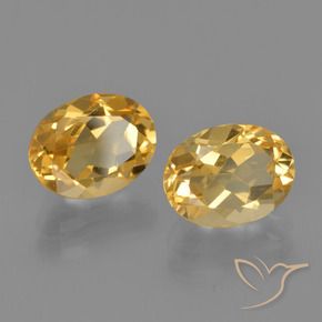 Gemme di Citrino Dorato scuro naturale da 3.52 ct, Ovale, VVS