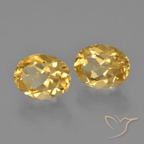 Gemme di Citrino Dorato naturale da 3.95 ct, Ovale, VVS-VS