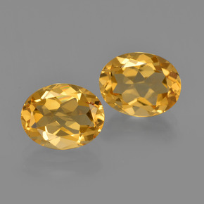 Citrino naturale oro da  ct, taglio ovale, VVS