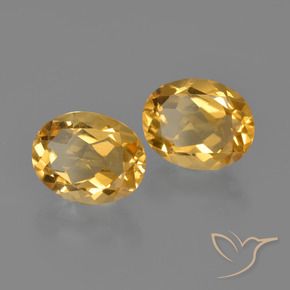 Gemme di Citrino Dorato scuro naturale da 3.40 ct, Ovale, VS