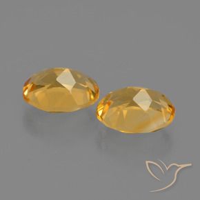 Gemme di Citrino Dorato scuro naturale da 3.40 ct, Ovale, VS