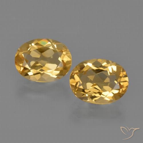 3.61ctw Naturale Dorato Citrino, Ovale, VVS-VS