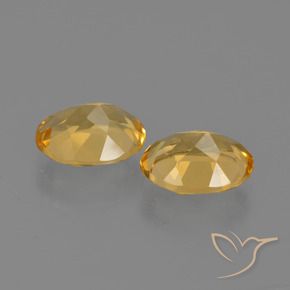 Gemme di Citrino Arancio Dorato Profondo naturale da 3.06 ct, Ovale, VVS-VS
