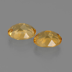 Citrino naturale dorato da 3,46 ct, taglio ovale, VVS-VS