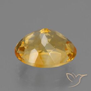 Citrino Arancio intenso-OroG naturale da 3.89 ct, Ovale, VVS-VS