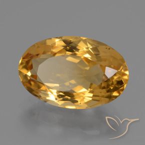 Citrino Dorato scuro naturale da 4.96 ct, Ovale, VVS-VS