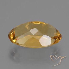 Citrino Dorato scuro naturale da 4.96 ct, Ovale, VVS-VS