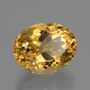 Citrino Arancio Dorato Profondo naturale da 7.57 ct, Taglio ovale, VVS