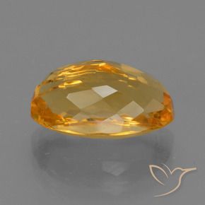 Citrino Arancio intenso-OroG naturale da 6.11 ct, Ovale, VVS