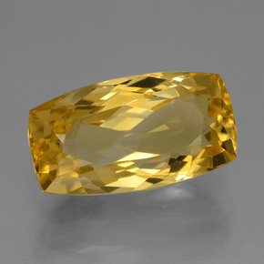 Citrino Dorato naturale da 7.47 ct, Taglio a cuscino, VVS