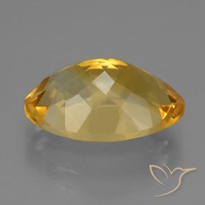 Citrino Arancio Dorato Profondo naturale da 6.74 ct, Ovale, VVS