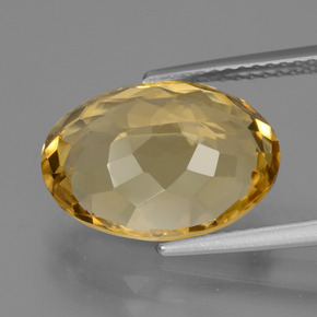 Citrino Arancio-Oro naturale da 6.55 ct, Taglio ovale, VVS