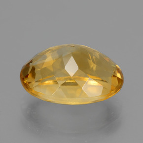 Citrino naturale dorato da 4,60 ct, taglio ovale, VVS