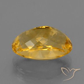 Citrino Arancio Dorato Profondo naturale da 6.97 ct, Ovale, VVS