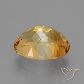 Citrino Arancio-Oro naturale da 4.02 ct, Ovale, VS