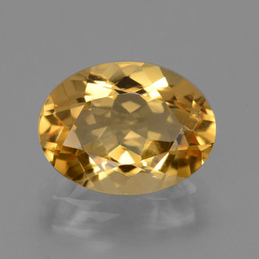 Citrino Arancio Dorato Profondo naturale da 2.47 ct, Taglio ovale, VVS