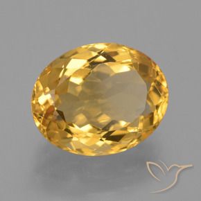 Citrino Dorato scuro naturale da 4.35 ct, Ovale, VVS-VS