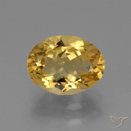 3.52ct Naturale Arancio dorato Citrino, Ovale, VS