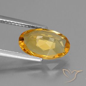 Citrino Dorato scuro naturale da 2.44 ct, Ovale, VVS