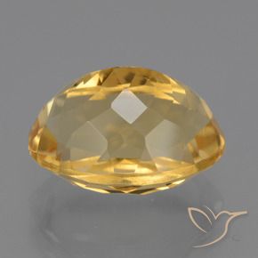 Citrino Arancio Dorato Profondo naturale da 5.52 ct, Ovale, VVS