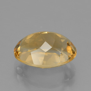 Citrino Arancio dorato naturale da 4.10 ct, Taglio ovale, VVS
