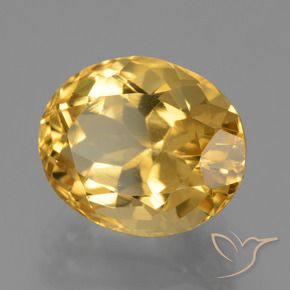 Citrino Dorato naturale da 4.97 ct, Ovale, VVS