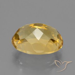 Citrino Dorato chiaro naturale da 3.62 ct, Ovale, VVS