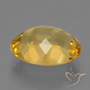 Citrino Arancio dorato naturale da 4.99 ct, Ovale, VVS