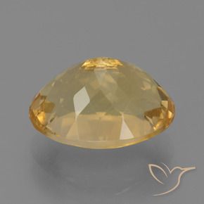 Citrino Dorato chiaro naturale da 7.42 ct, Ovale, VVS