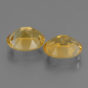 Gemme di Citrino Arancio Dorato Profondo naturale da 4.84 ct, Taglio ovale, VVS-VS