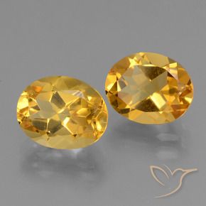 Gemme di Citrino Dorato scuro naturale da 4.65 ct, Ovale, VVS